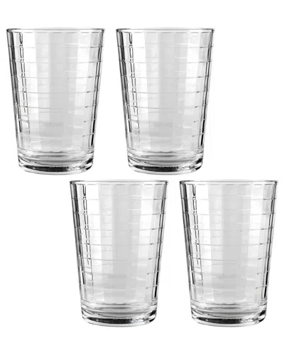 CIRCLEWARE CIRCLEWARE MATRIX SET OF 4 7OZ JUICE GLASSES
