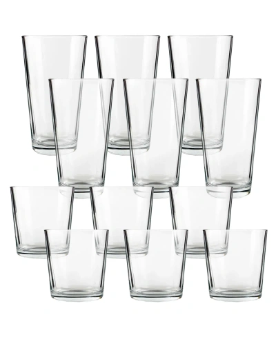 Circleware Simple Home 12 Pc Entertaining Set In Clear