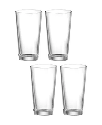 Circleware Simple Home Set Of 4 15.75 oz Cooler In Clear