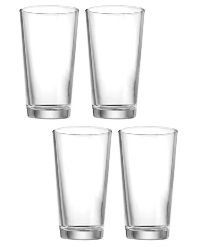 Circleware Simple Home Set Of 4 Cooler Glasses In Transparent