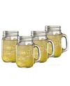Circleware Yorkshire Mason Jar Mugs, Set Of 4 In No Color