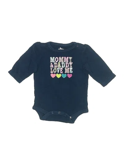 Pre-owned Circo Babies' Long Sleeve Onesie In Blue