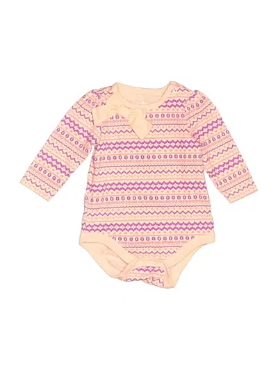 Pre-owned Circo Babies' Long Sleeve Onesie In Pink