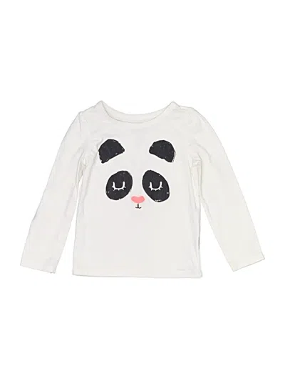 Pre-owned Circo Kids' Long Sleeve T-shirt In Ivory