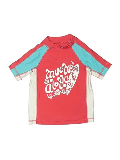 Pre-owned Circo Kids' Rash Guard In Red