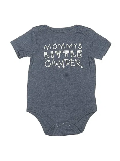 Pre-owned Circo Babies' Short Sleeve Onesie In Gray