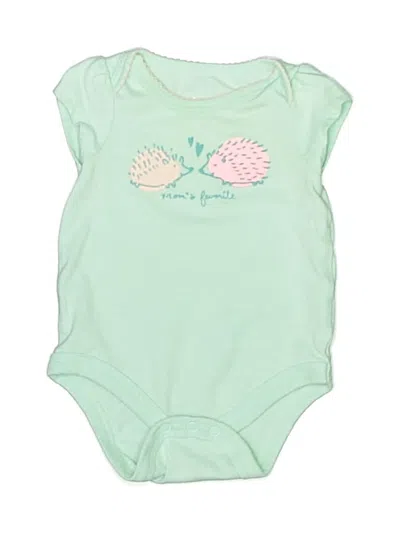 Pre-owned Circo Babies' Short Sleeve Onesie In Green