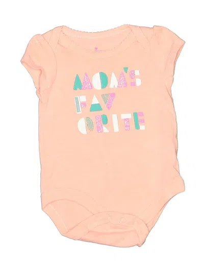 Pre-owned Circo Babies' Short Sleeve Onesie In Pink