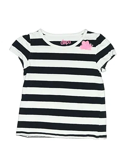 Pre-owned Circo Kids' Short Sleeve Top Black Scoop Neck Tops