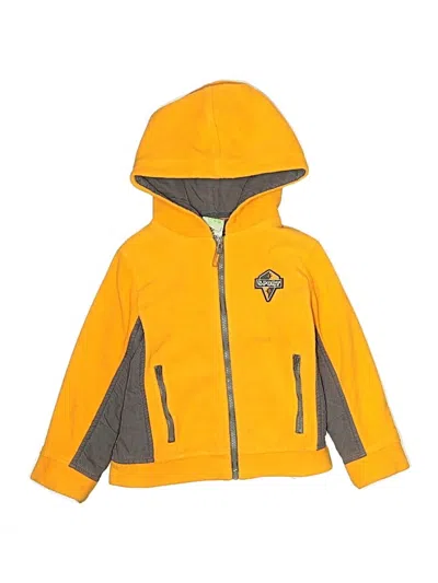 Pre-owned Circo Kids' Zip Up Hoodie In Orange