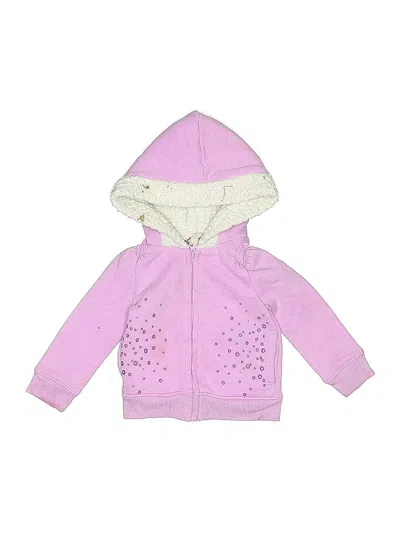 Pre-owned Circo Babies' Zip Up Hoodie In Pink