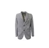 Circolo 1901 Chevron Pattern Single-breasted Blazer Crafted From Soft Piquet