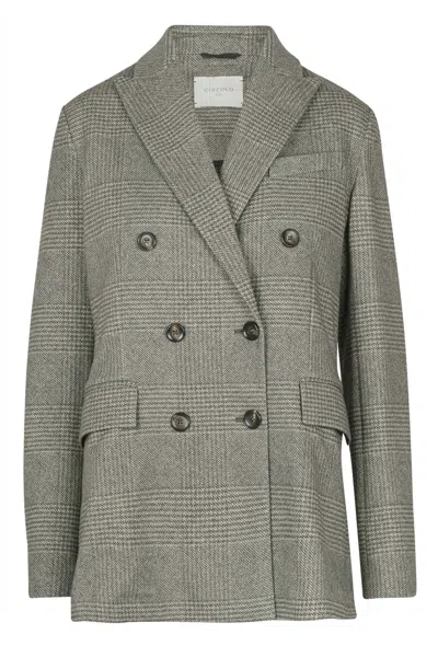 Circolo 1901 - Jacket - 461256 - Chocolate Fantasia In Gray