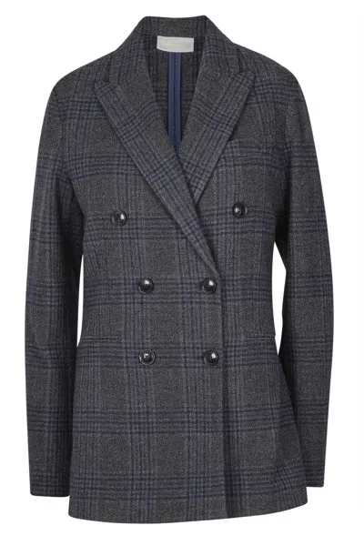 Circolo 1901 - Jacket - 461257 - Grey/blue In Gray