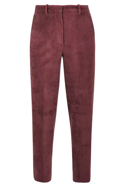 Circolo 1901 - Trousers - 461259 - Bordeaux In Multi
