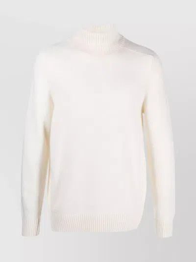 CIRCOLO 1901 ALPACA-WOOL BLEND TURTLENECK SWEATER WITH FINE KNIT