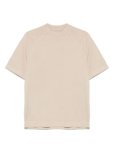 CIRCOLO 1901 BEIGE CREWNECK COTTON T-SHIRT