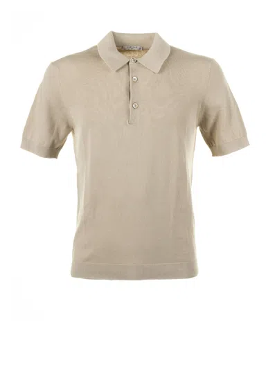 Circolo 1901 Beige Short-sleeved Polo Shirt In Neutral