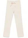 Circolo 1901 Beige Sport Trousers In Bianco