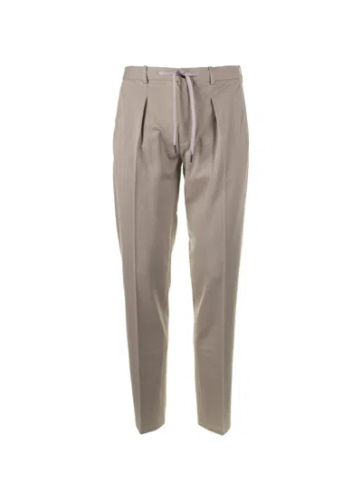 Circolo 1901 Beige Trousers With Drawstring In Brown