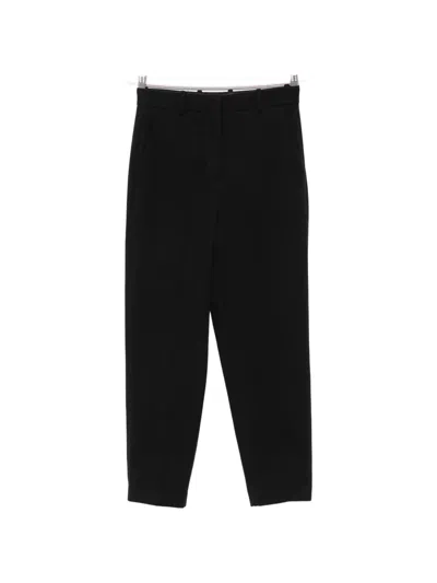 Circolo 1901 Belt-loops Slim-fit Trousers In Black