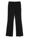 Circolo 1901 Flared Black Pants With Tailored Design