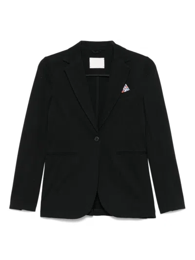CIRCOLO 1901 BLACK SINGLE BREASTED BLAZER