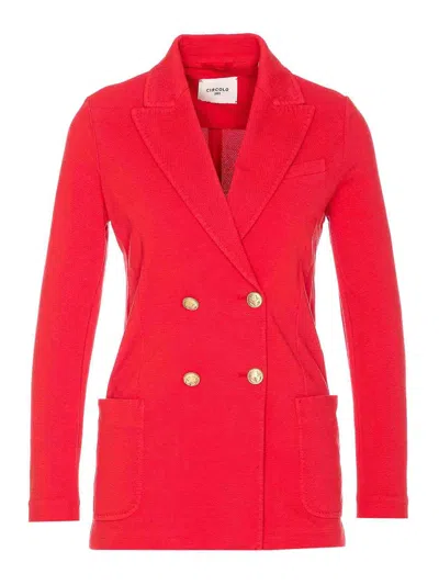 CIRCOLO 1901 OXFORD DOUBLE BREASTED JACKET