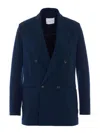 Circolo 1901 Blue Double Breasted Button Closure In Blue