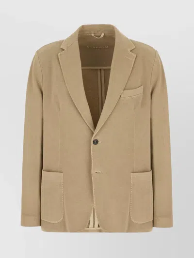 Circolo 1901 Blazer Single-breasted Front Pockets In Gray