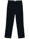 Circolo 1901 Navy Blue Cotton Blended Trousers In Navy Blue