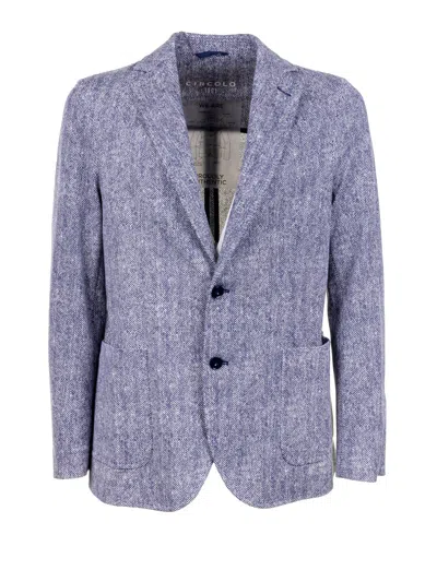 Circolo 1901 Blue Single Breasted Jacket