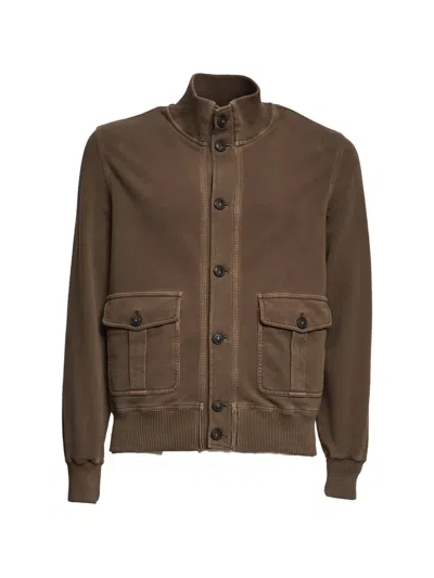 Circolo 1901 Button Patch-pocket Jacket In Brown