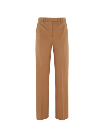 Circolo 1901 Button Trousers In Brown