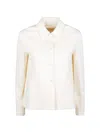 Circolo 1901 Buttoned Jacket In White