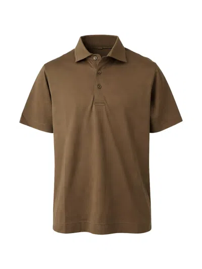Circolo 1901 Button-fastening Polo Shirt In Brown
