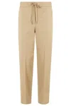 Circolo 1901 Drawstring Casual Pants In Incense