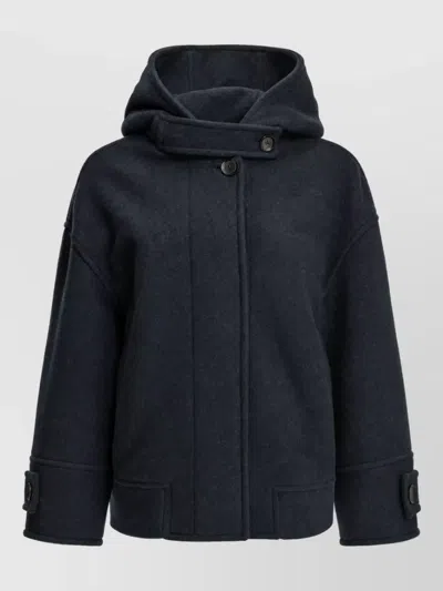 Circolo 1901 Cashmere Oversized Coat In Blue