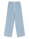 Circolo 1901 Chambray Trousers In Blue