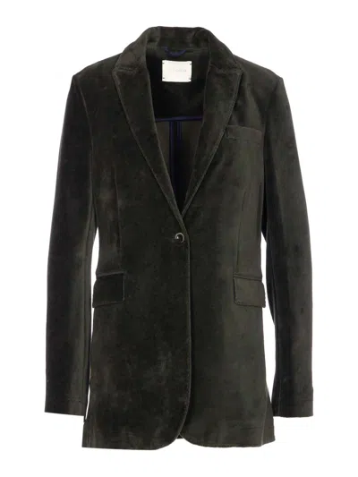 Circolo 1901 Single Breasted Jacket In Black