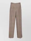 Circolo 1901 Check Wide Leg Trousers In Gray