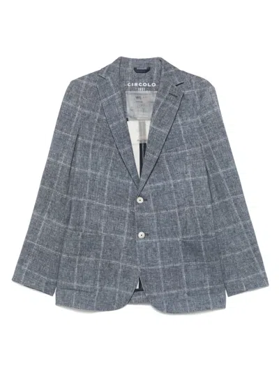 CIRCOLO 1901 CHECKED BLAZER