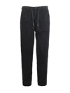 Circolo 1901 Drawstring Straight-leg Trousers In Black
