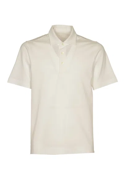 Circolo 1901 Classic Buttoned Polo Shirt In White