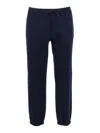 Circolo 1901 Classic Cuffed Wool Trousers With Tailored Fit In Blue