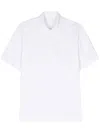 Circolo 1901 Piqué Weave Polo Shirt With Short Sleeves In White