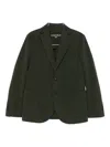 Circolo 1901 Classic Tailored Green Jacket In Black