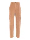 Circolo 1901 Corduroy Carpenter Pants In Brown