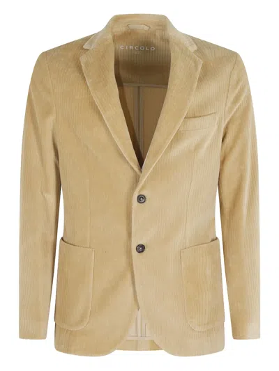 CIRCOLO 1901 CORDUROY COTTON BLAZER