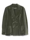 Circolo 1901 Corduroy Blazer In Dark Green